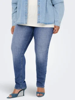 CARSUI Middels høy midje Slim Fit Jeans