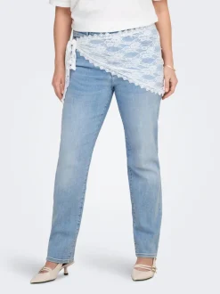 CARSUI Middels høy midje Slim Fit Jeans