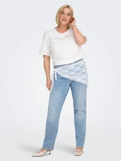 CARSUI Middels høy midje Slim Fit Jeans