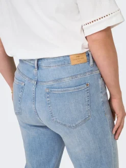 CARSUI Middels høy midje Slim Fit Jeans