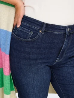 CARSUI Middels høy midje Slim Fit Jeans