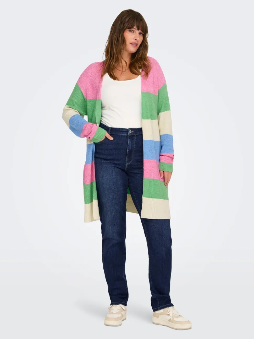 CARSUI Middels høy midje Slim Fit Jeans