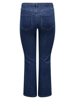 CARTHUNDER Middels høy midje Flared Fit Jeans