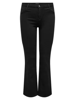 CARTHUNDER Middels høy midje Flared Fit Jeans