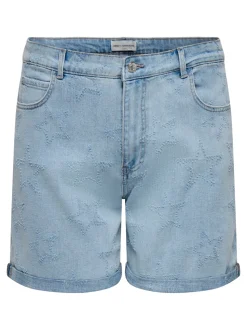 CARVEGA Høy midje Loose fit Denimshorts