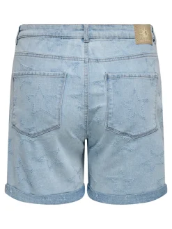 CARVEGA Høy midje Loose fit Denimshorts