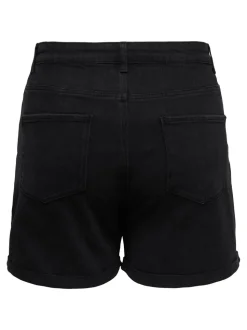 CARVEGA Høy midje Regular Fit Denimshorts