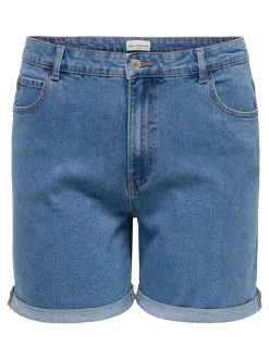 CARVEGA Høy midje Regular Fit Denimshorts
