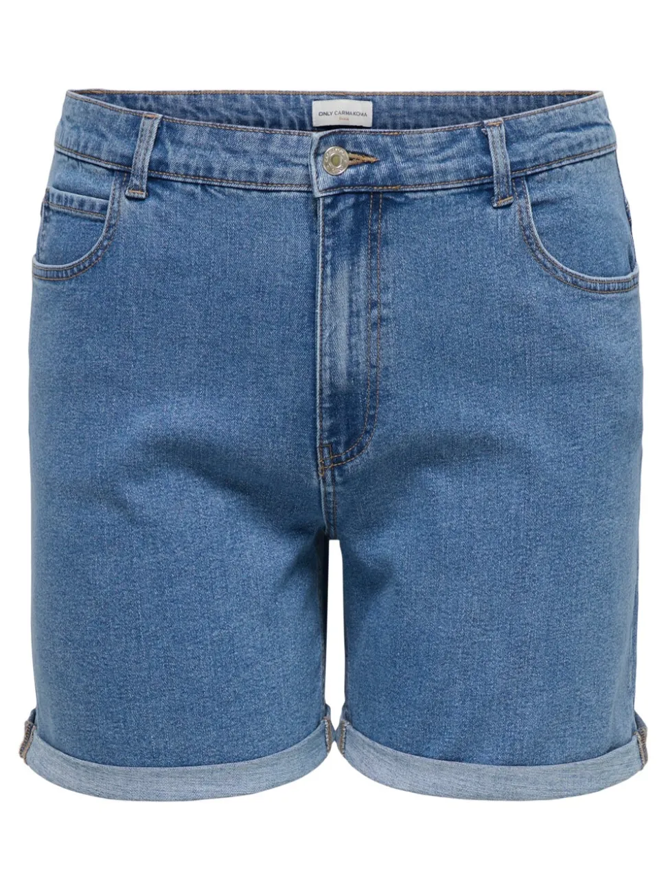 CARVEGA Høy midje Regular Fit Denimshorts