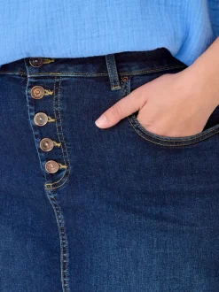 CARWILLY Denim Denimskjørt Midiskjørt