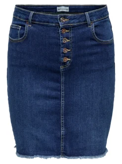 CARWILLY Denim Denimskjørt Midiskjørt