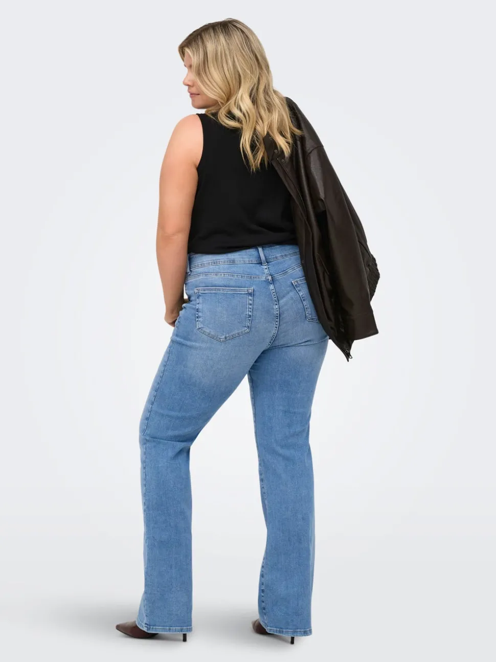 CARWILLY Høy midje Flared Fit Jeans