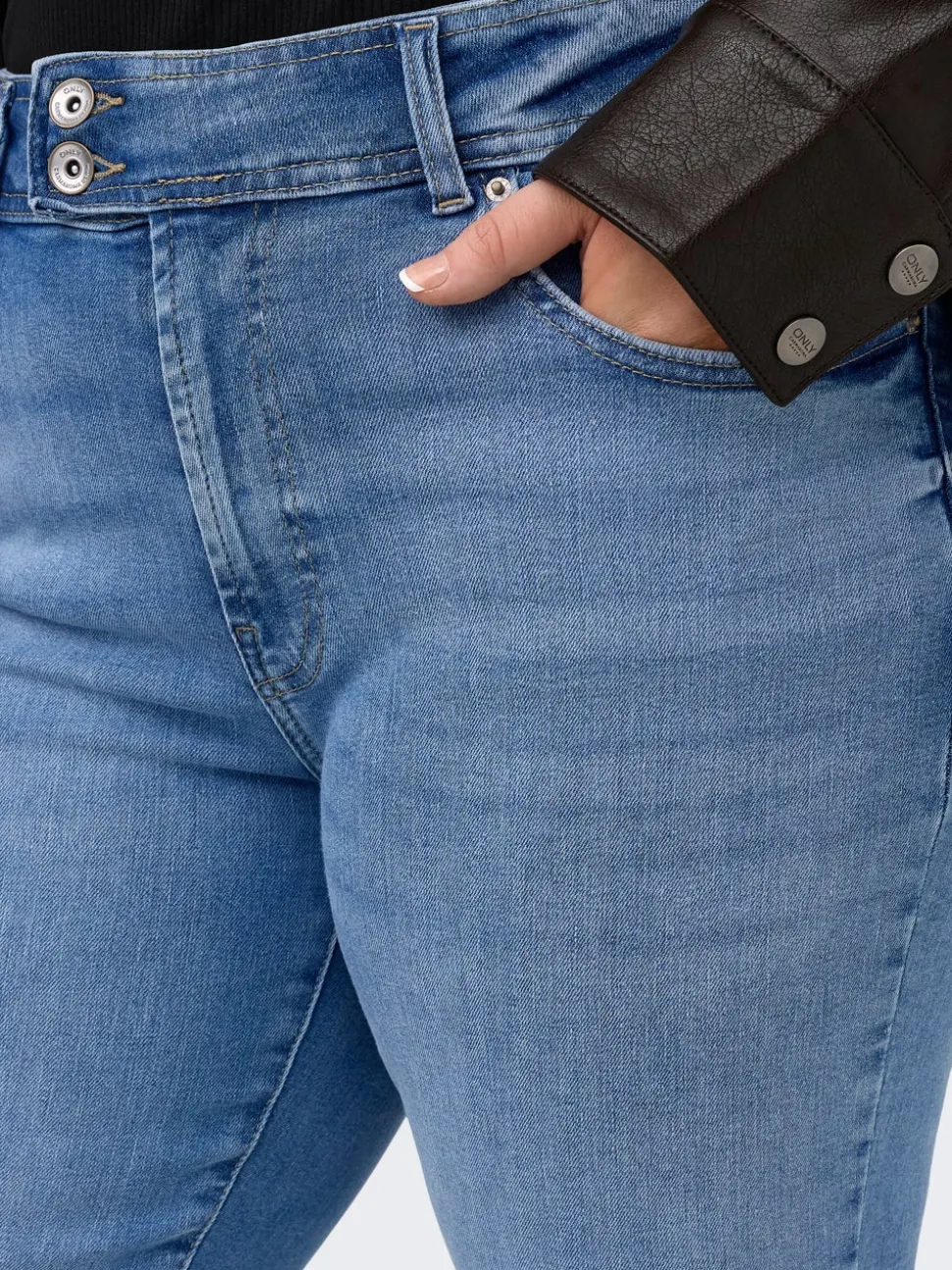 CARWILLY Høy midje Flared Fit Jeans