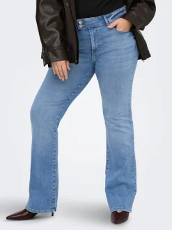 CARWILLY Høy midje Flared Fit Jeans