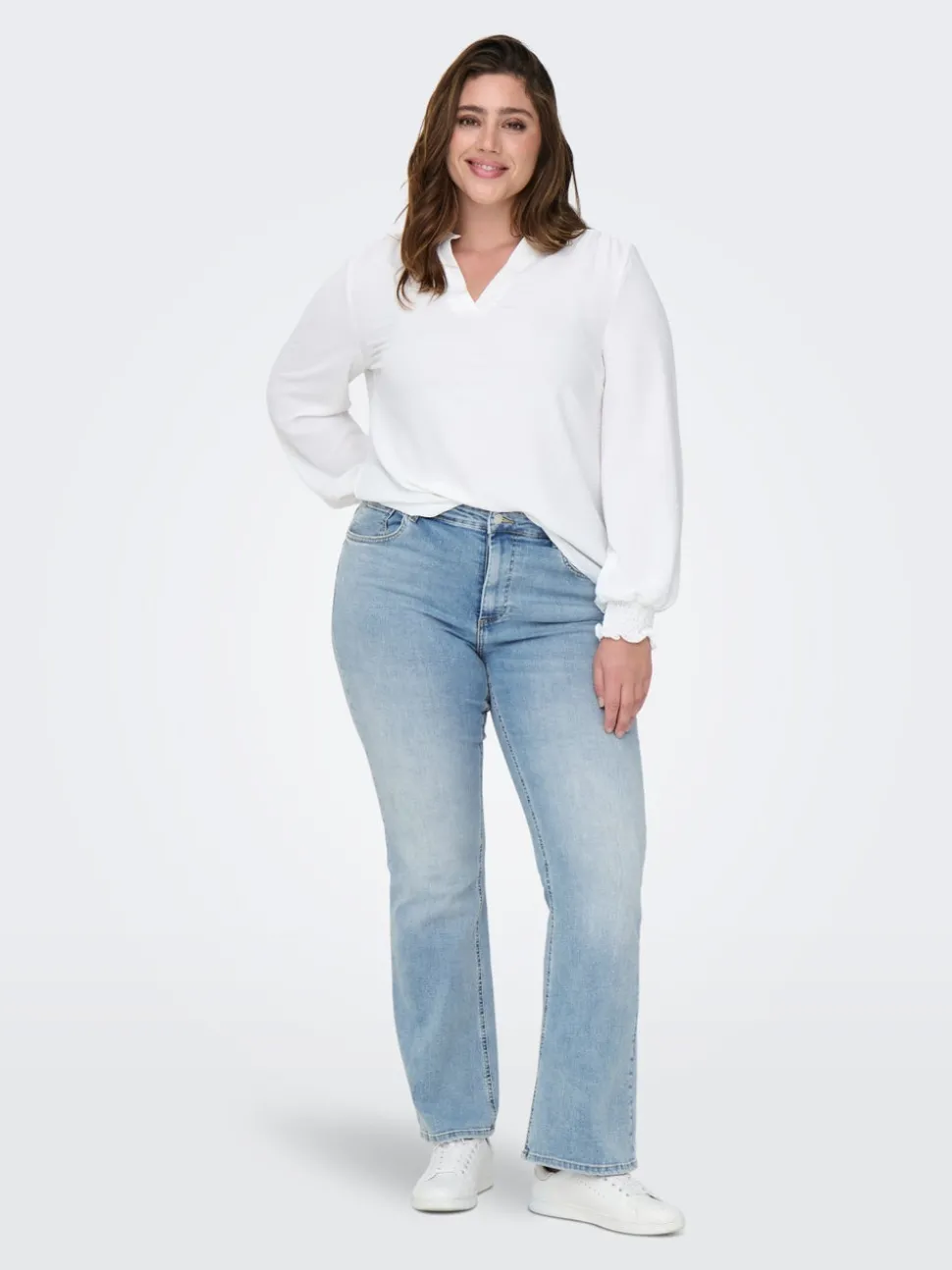 CARWILLY Høy midje Flared Fit Jeans