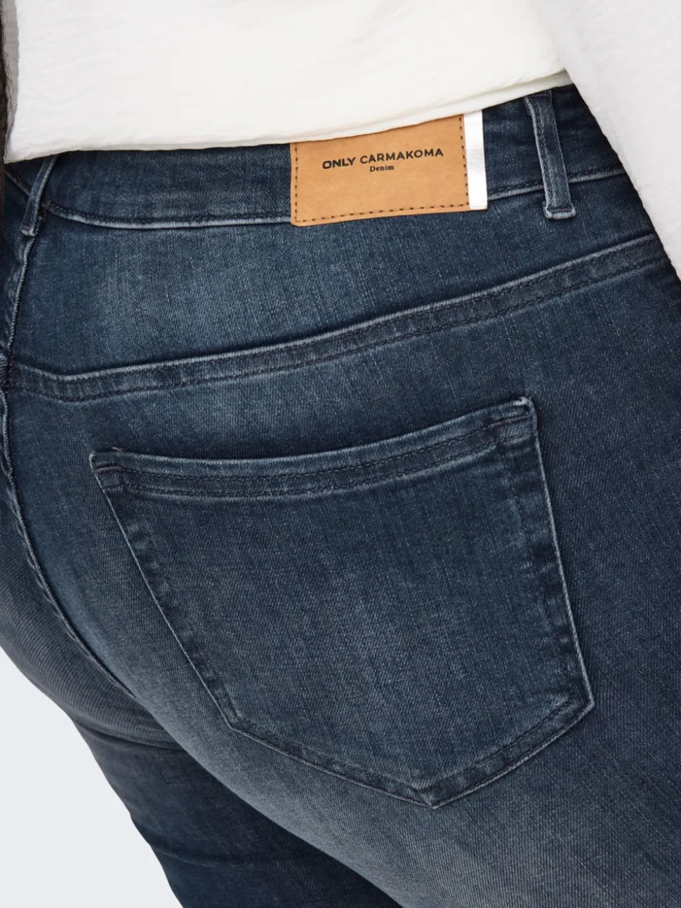 CARWILLY Høy midje Skinny Fit Ankellengde Jeans