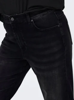 CARWILLY Høy midje Straight Fit Jeans