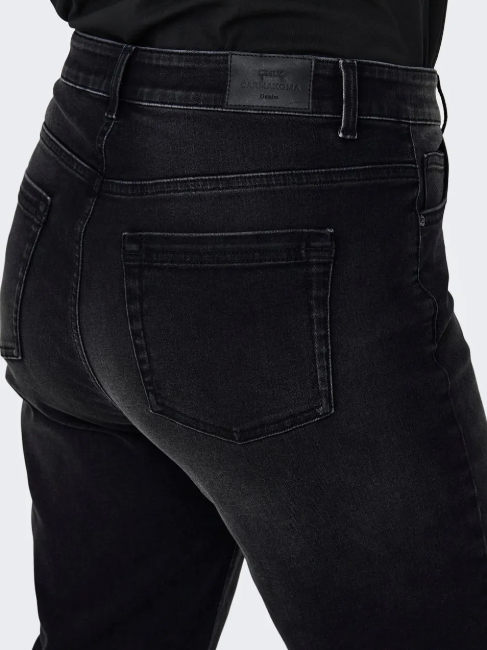 CARWILLY Høy midje Straight Fit Jeans