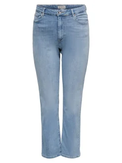 CARWILLY Høy midje Straight Fit Jeans