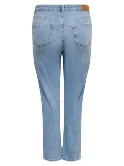 CARWILLY Høy midje Straight Fit Jeans