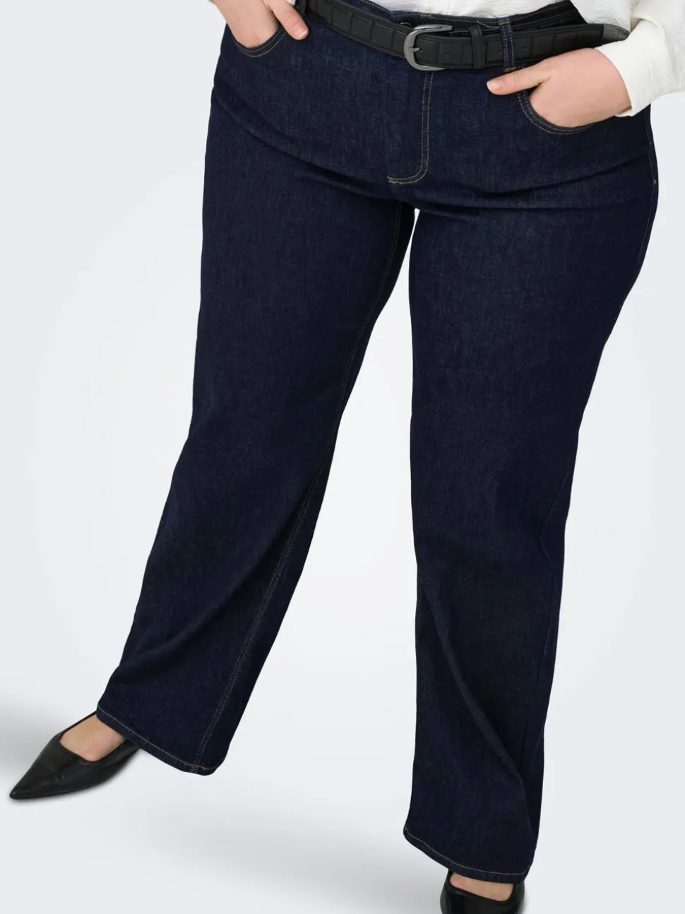 CARWILLY Høy midje wide Fit Jeans