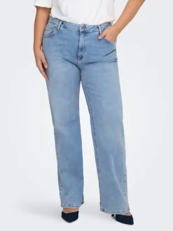 CARWILLY Høy midje Wide Leg Fit Jeans