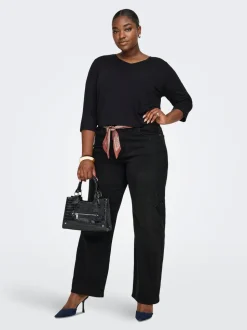 CARWILLY Høy midje Wide Leg Fit Jeans