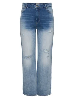 CARWILLY Høy midje Wide Leg Fit Jeans