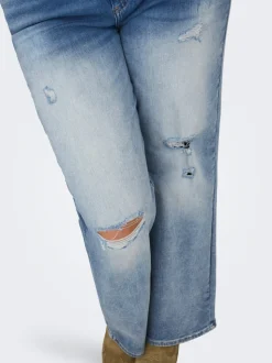 CARWILLY Høy midje Wide Leg Fit Jeans