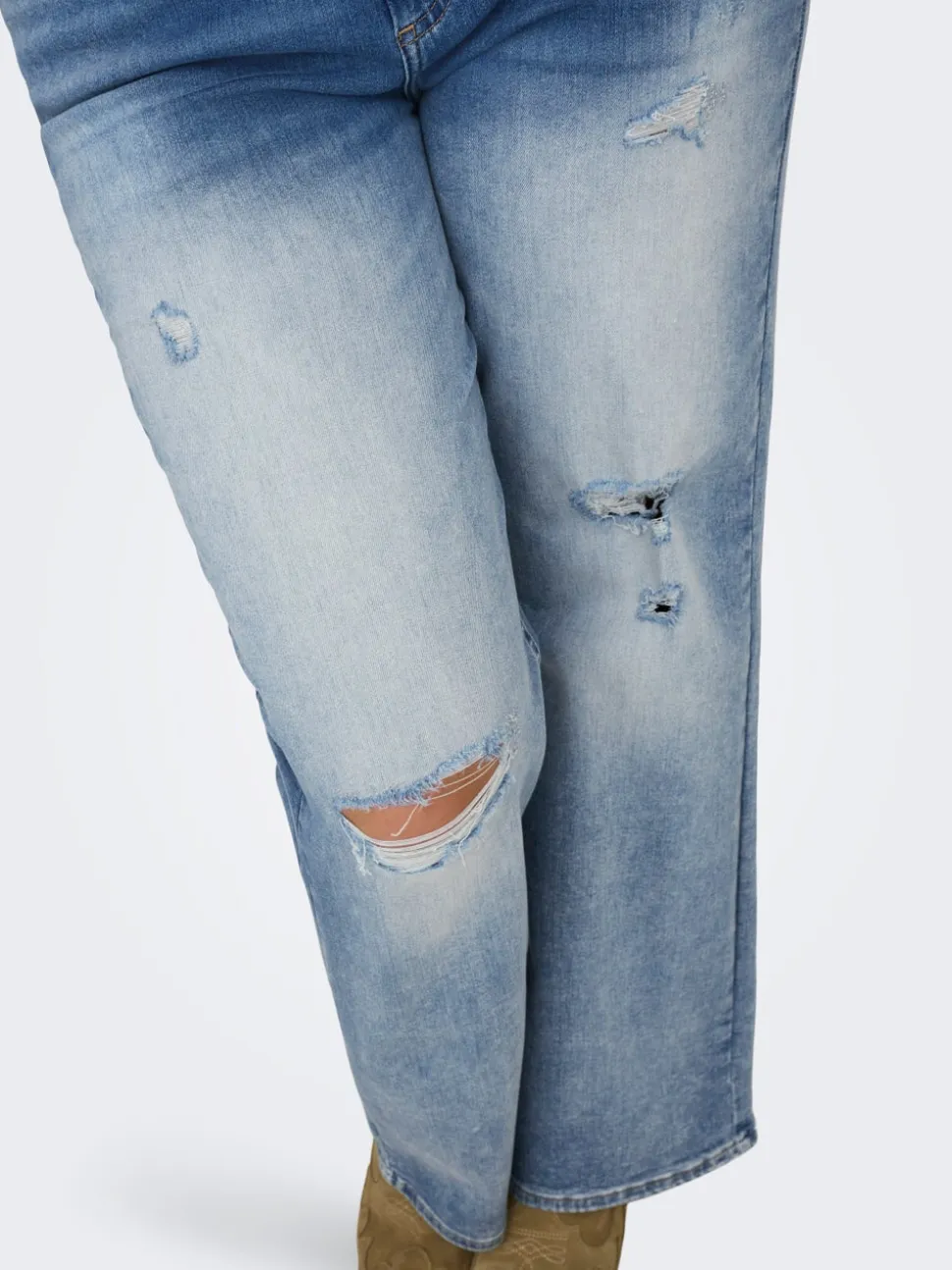 CARWILLY Høy midje Wide Leg Fit Jeans