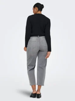 CARWILLY Høy midje Wide Leg Fit Jeans