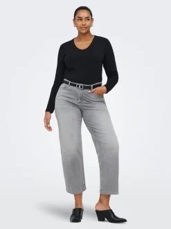 CARWILLY Høy midje Wide Leg Fit Jeans