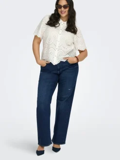 CARWILLY Høy midje Wide Leg Fit Jeans