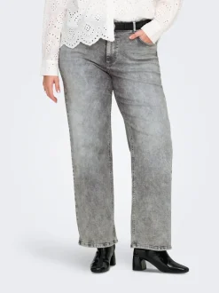 CARWILLY Høy midje Wide Leg Fit Jeans