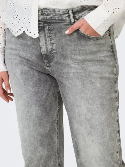 CARWILLY Høy midje Wide Leg Fit Jeans