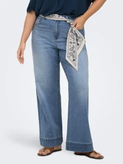 CARWILLY Høy midje Wide Leg Fit Jeans