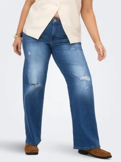CARWILLY Høy midje Wide Leg Fit Jeans