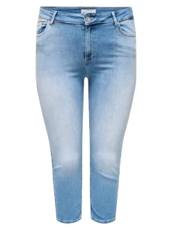 CARWILLY Middels høy midje capri Skinny Fit Jeans