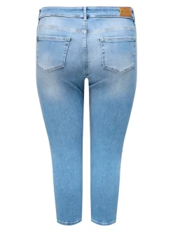CARWILLY Middels høy midje capri Skinny Fit Jeans