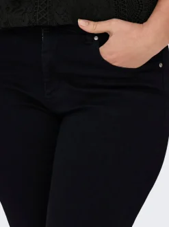 CARWILLY Middels høy midje capri Skinny Fit Jeans