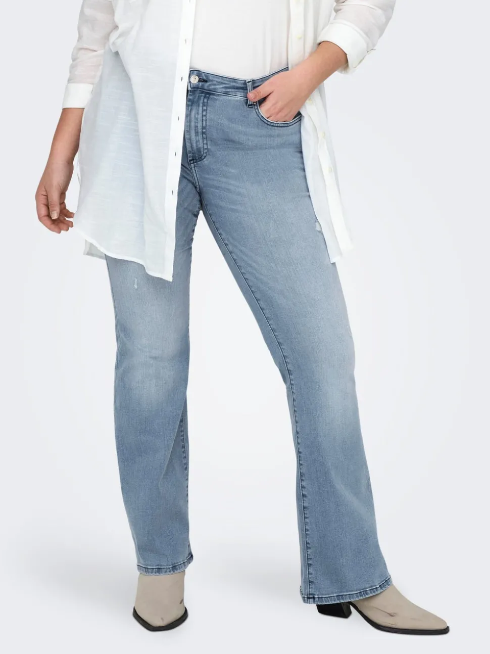 CARWILLY Middels høy midje Flared Fit Jeans