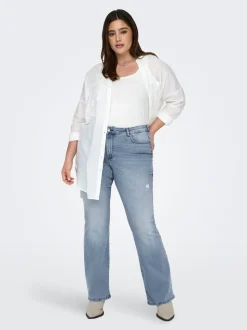 CARWILLY Middels høy midje Flared Fit Jeans