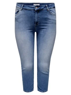CARWILLY Middels høy midje capri Skinny Fit Jeans