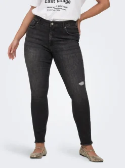 CARWILLY Middels høy midje Skinny Fit Ankellengde Jeans