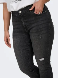 CARWILLY Middels høy midje Skinny Fit Ankellengde Jeans
