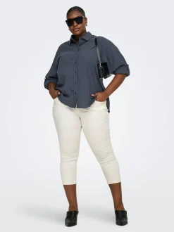 CARWILLY Middels høy midje capri Skinny Fit Jeans