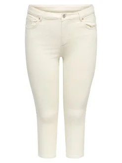 CARWILLY Middels høy midje capri Skinny Fit Jeans