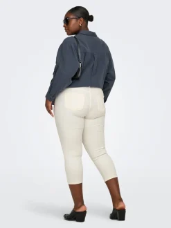 CARWILLY Middels høy midje capri Skinny Fit Jeans