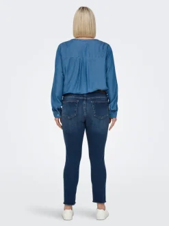 CARWILLY Middels høy midje Skinny Fit Ankellengde Jeans