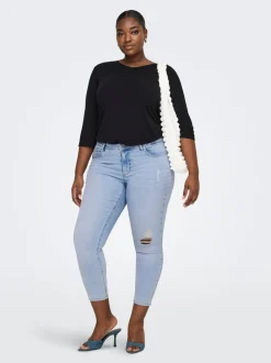 CARWILLY Middels høy midje Skinny Fit Ankellengde Jeans